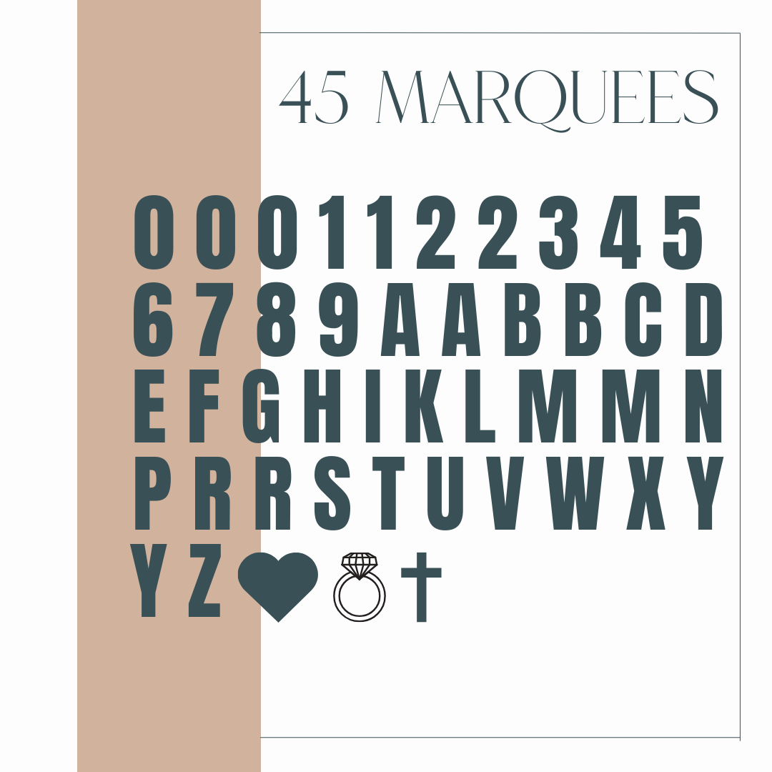 Bundle Marquee / 3D Marquees / Combine 45