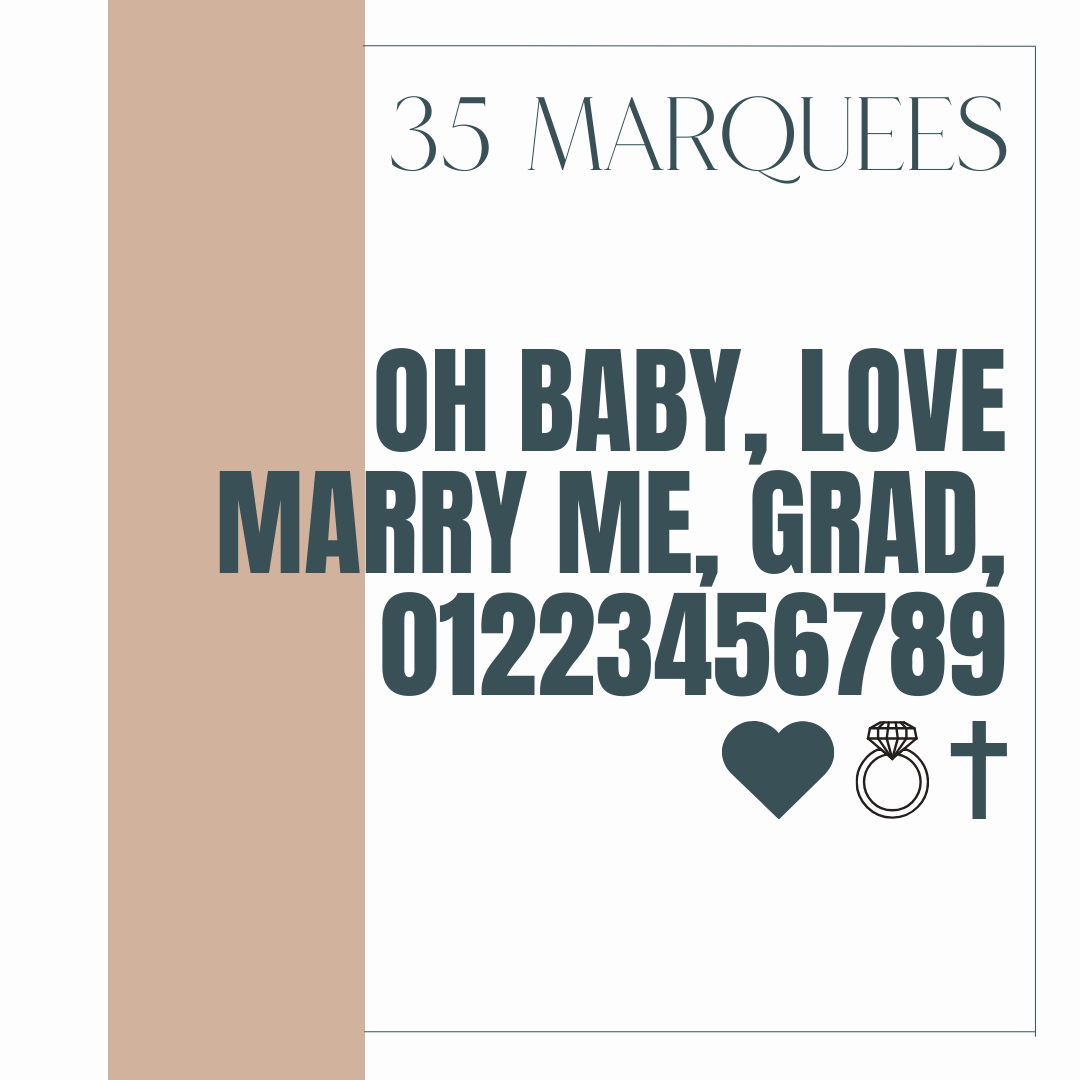 Bundle Marquee / 3D Marquees /35 Marquee Letters and Numbers Combine