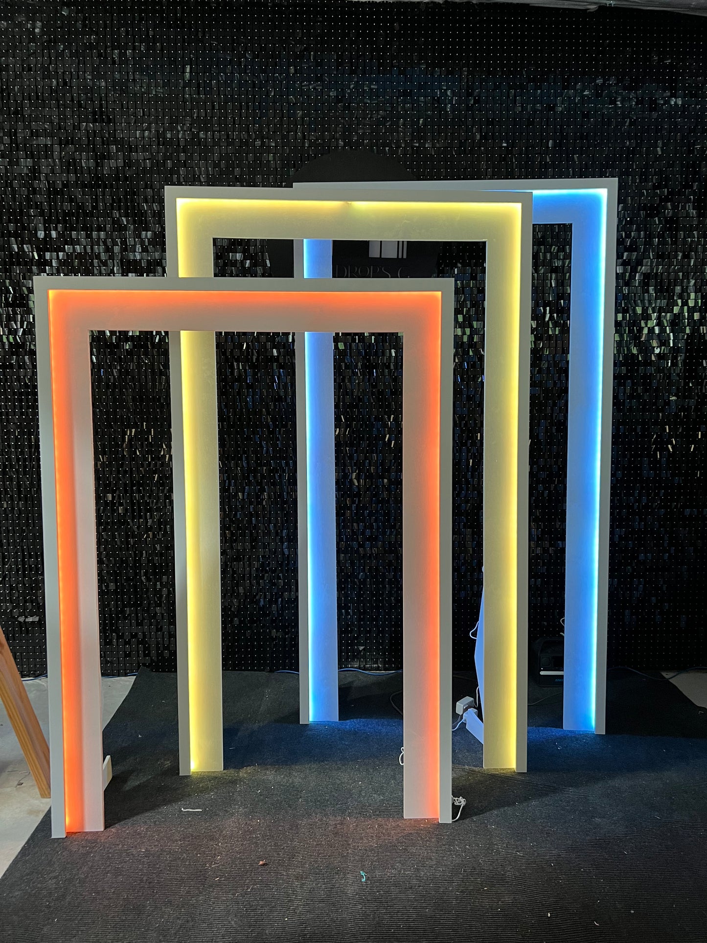 Square LED Frame Backdrop