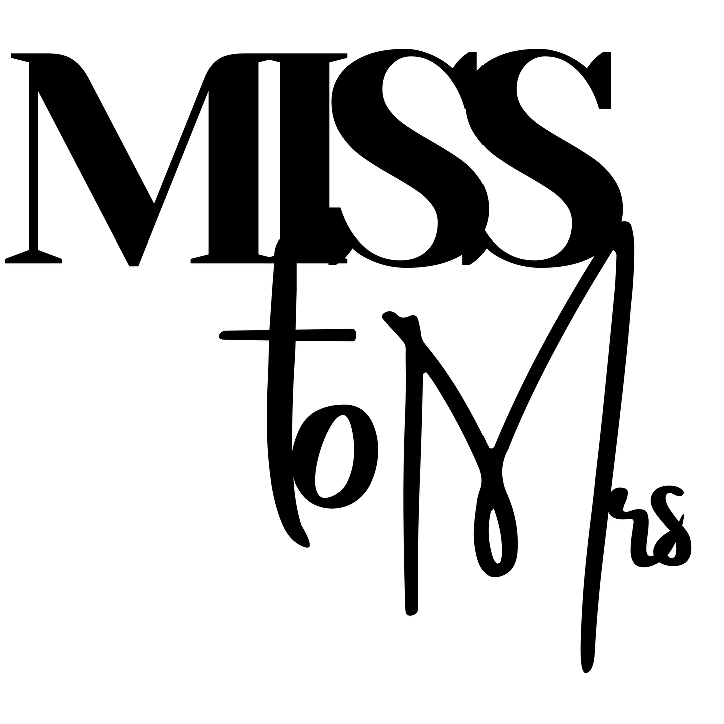 Bride To Be, Future Mrs, Miss to Mrs Wood Sign