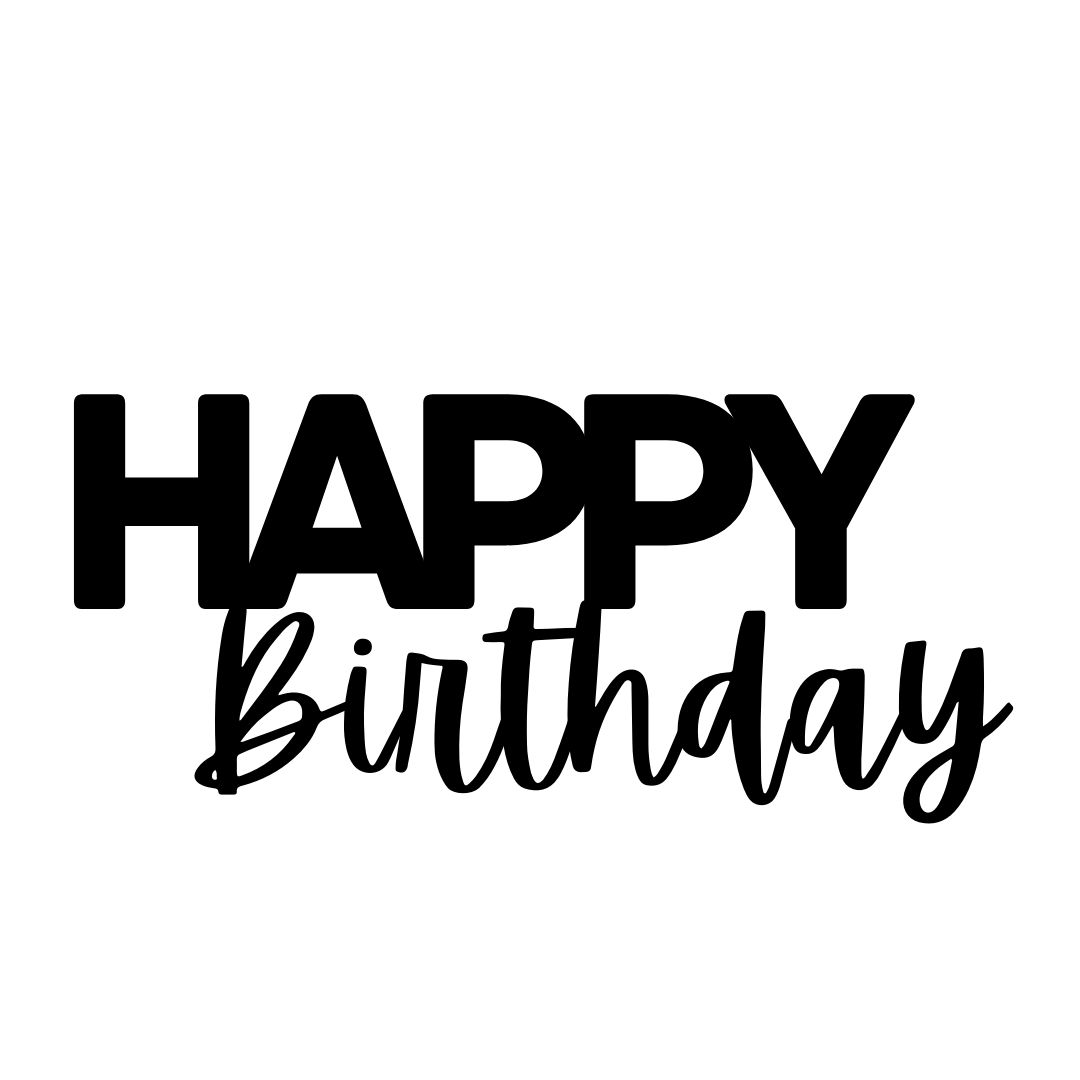 Happy Birthday Sign