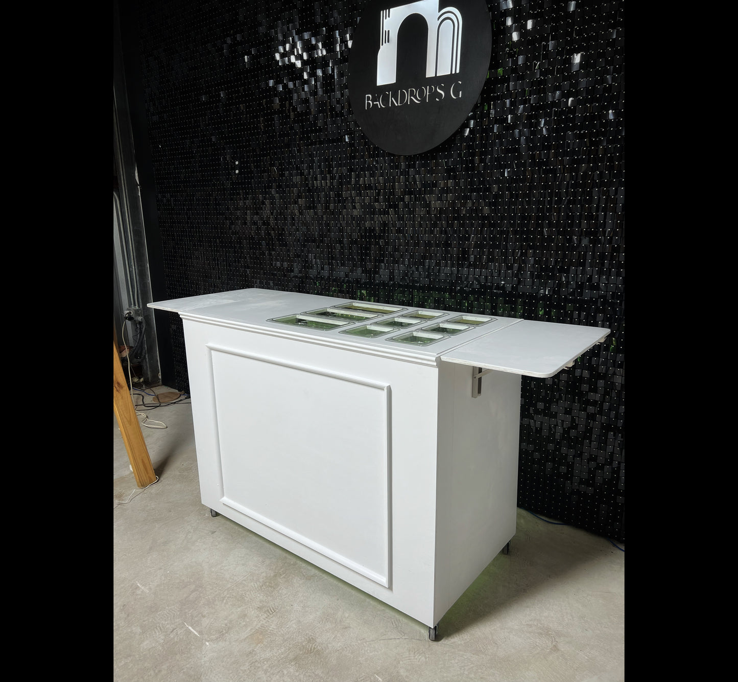 Treat Table With Folding Shelves and LED