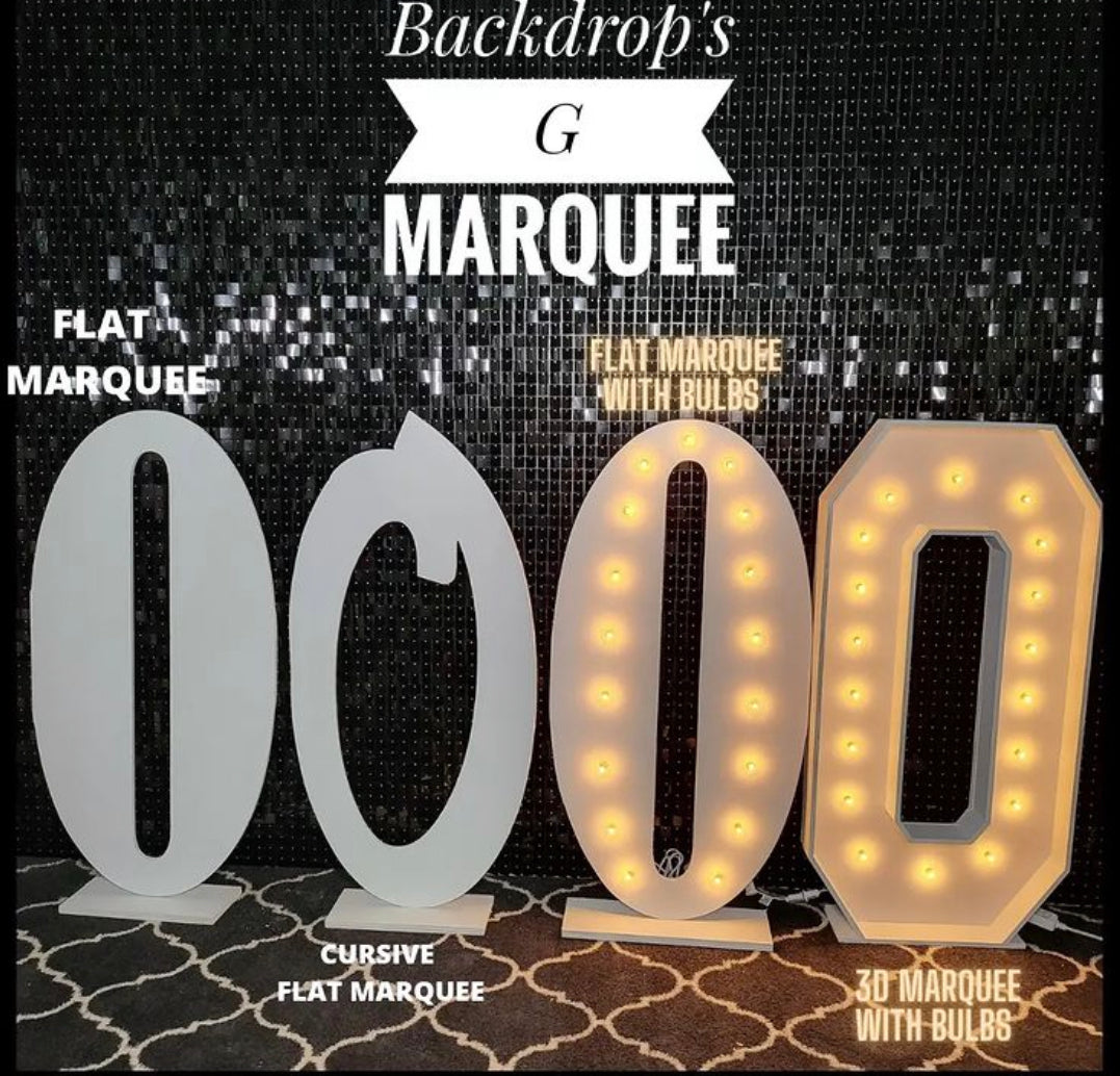 Marquee Numbers / Letters