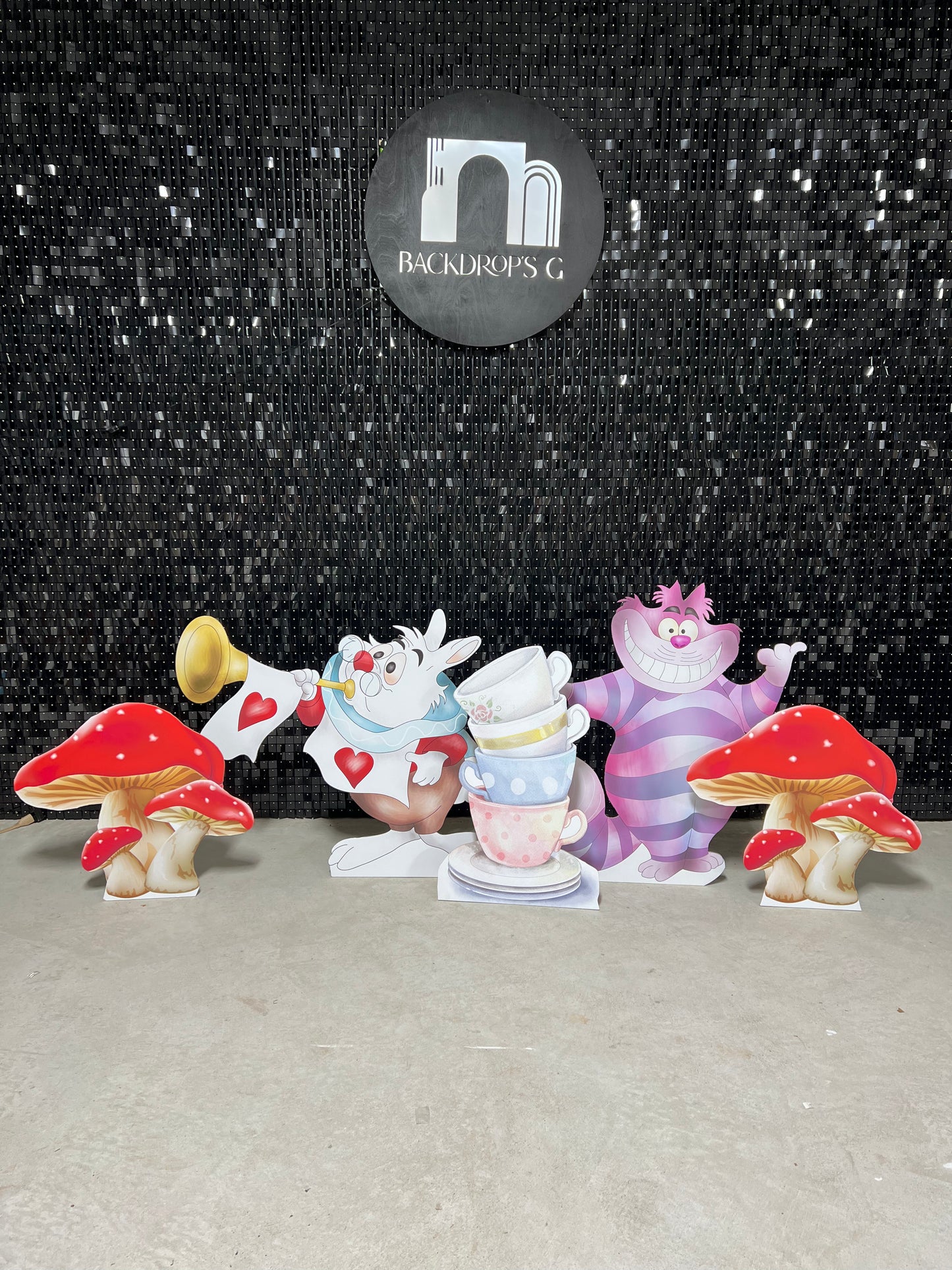Character Cut Outs, wooden props, standees