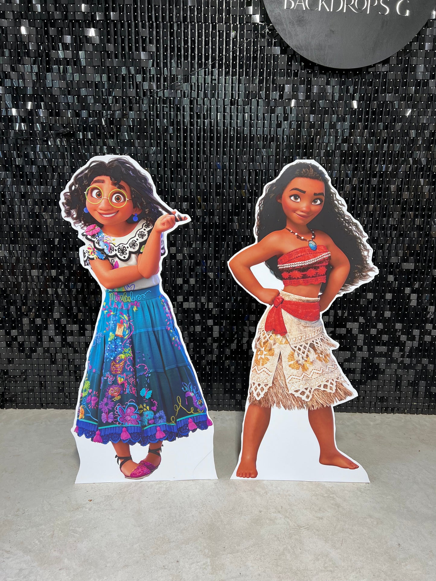 Character Cut Outs, wooden props, standees
