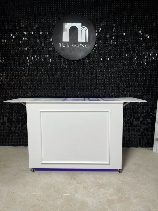 Treat Table With Folding Shelves and LED