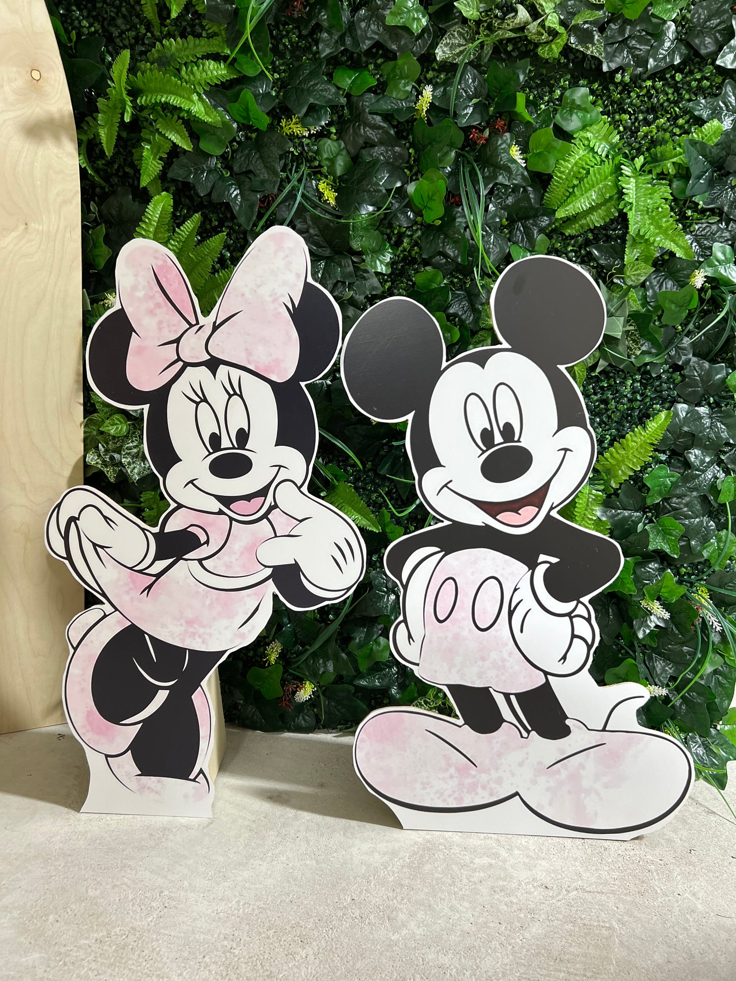 Character Cut Outs, wooden props, standees